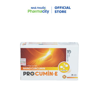 Viên nghệ Procumin-E hỗ trợ bảo vệ niêm mạc dạ dày (Hộp 3 vỉ x 10 viên)