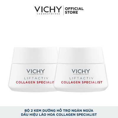 [HB GIFT][Hàng tặng không bán] Bộ 2 kem dưỡng hỗ trợ ngăn ngừa dấu hiệu lão hoá Vichy 