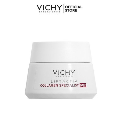 [HB GIFT - Hàng tặng không bán] Kem dưỡng cải thiện dấu hiệu lão hoá da ban đêm Vichy Liftactiv Collagen Specialist 15ml