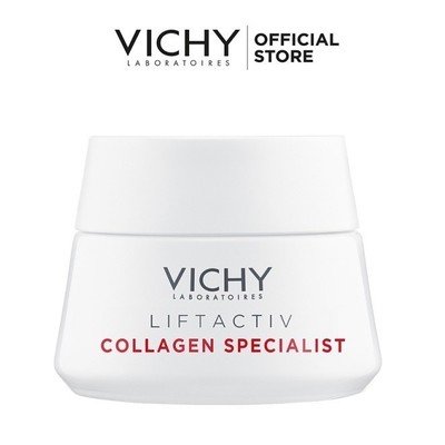 Kem dưỡng ngăn ngừa dấu hiệu lão hóa và làm săn chắc da Vichy Liftactiv Collagen Specialist 15ml