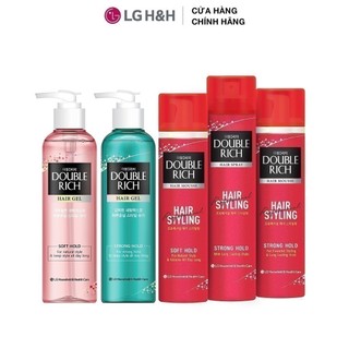[LG Daily Beauty Official]Combo 2 Gel tạo kiểu tóc Double Rich Giữ nếp uốn tóc