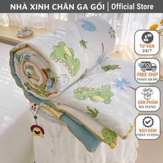Chăn Đũi Xơ Đậu Nành 2m x 2m3 – Mềm Mịn, Mát – Dùng 4 Mùa Quanh Năm