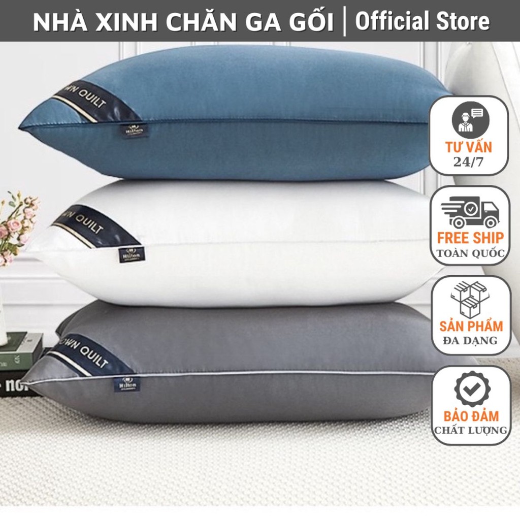  Ruột gối nằm IKEA ÉP HƠI Pillow Hilton,kích thước 45x65cm,lẻ 1 chiếc 