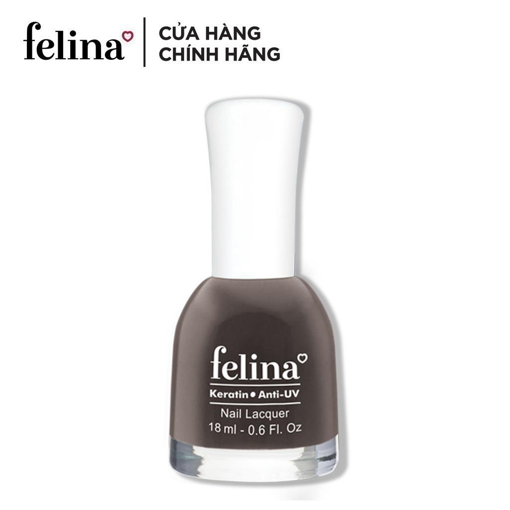 Sơn móng tay Felina 18ml - Màu Nâu Sẫm - Code CS880
