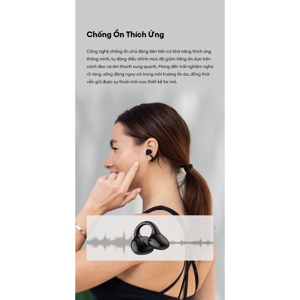 Tai Nghe Bluetooth EDIFIER LolliClip | Thiết Kế Kẹp Vành Tai | Thời Gian Sử Dụng Tới 36H | Bảo Hành 15 Tháng | BigBuy360 - bigbuy360.vn