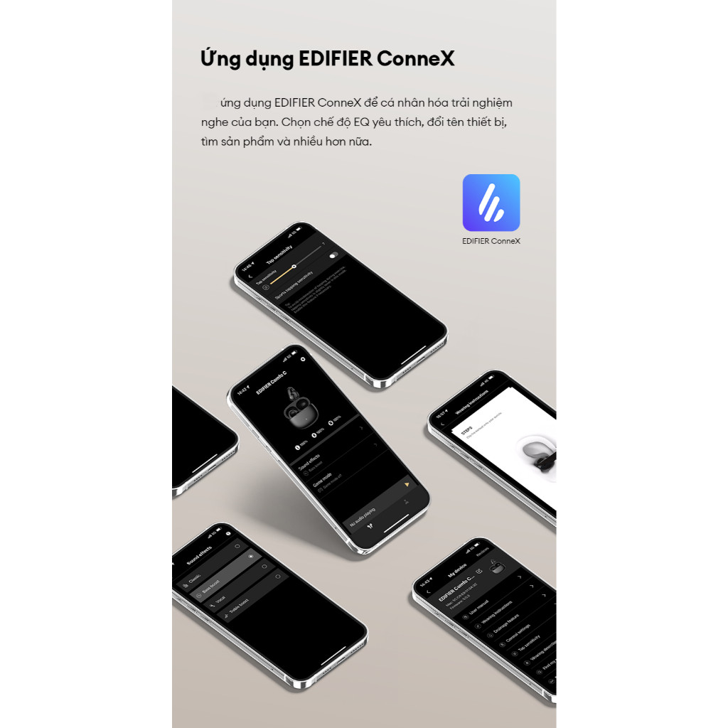 Tai Nghe Bluetooth EDIFIER COMFO C | Thiết Kế Kẹp Vành Tai | Thời Gian Sử Dụng Tới 30H | Bảo Hành 15 Tháng | BigBuy360 - bigbuy360.vn