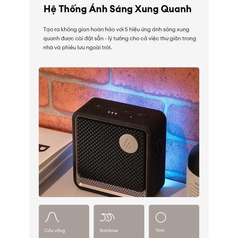 Loa Bluetooth Mini EDIFIER ES20 | Công Suất 6W | Thời lượng đến 12h | Kháng nước IP67 | Bảo Hành 15 Tháng | BigBuy360 - bigbuy360.vn