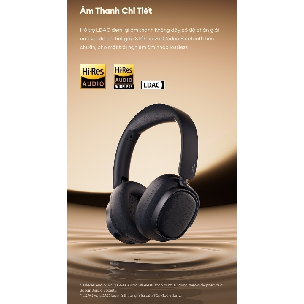 Tai Nghe Bluetooth Chụp Tai EDIFIER ES850NB | Chống Ồn Chủ Động | Thời Gian Sử Dụng Tới 92H | Bảo Hành 15 Tháng | BigBuy360 - bigbuy360.vn
