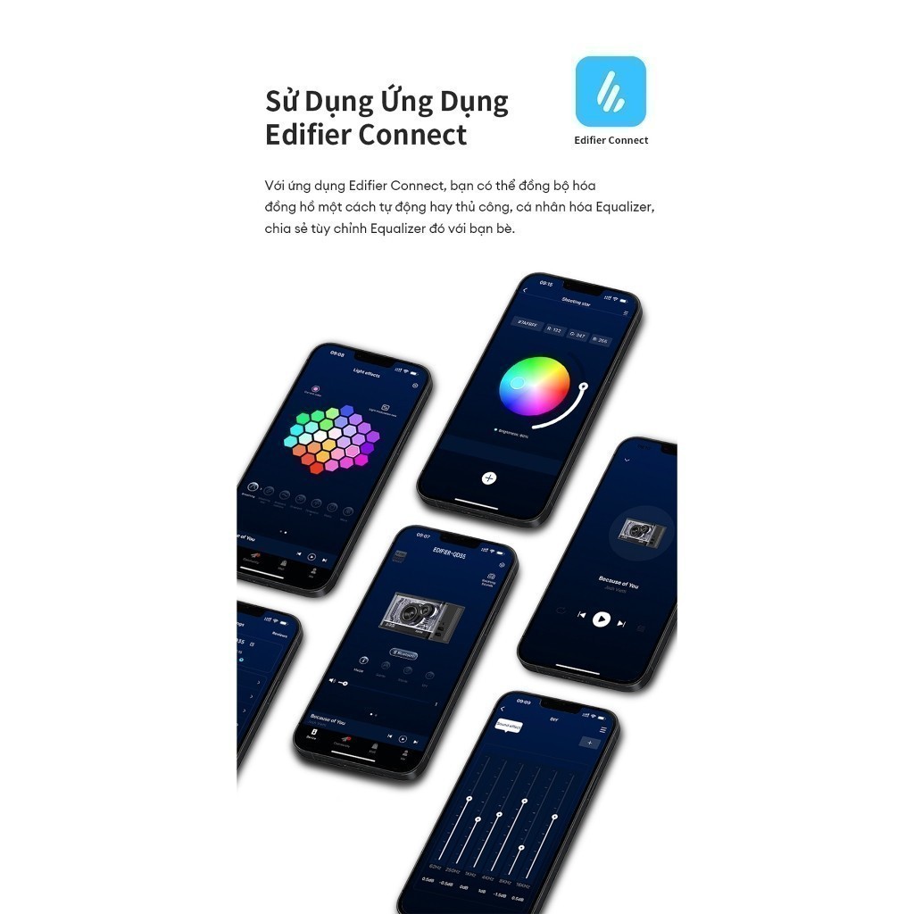 Loa Bluetooth Để Bàn EDIFIER QD35 | Công Suất 40W | Bluetooth 5.3 | Hi-Res Audio | Công Nghệ Sạc GaN | Bảo Hành 15 Tháng | BigBuy360 - bigbuy360.vn