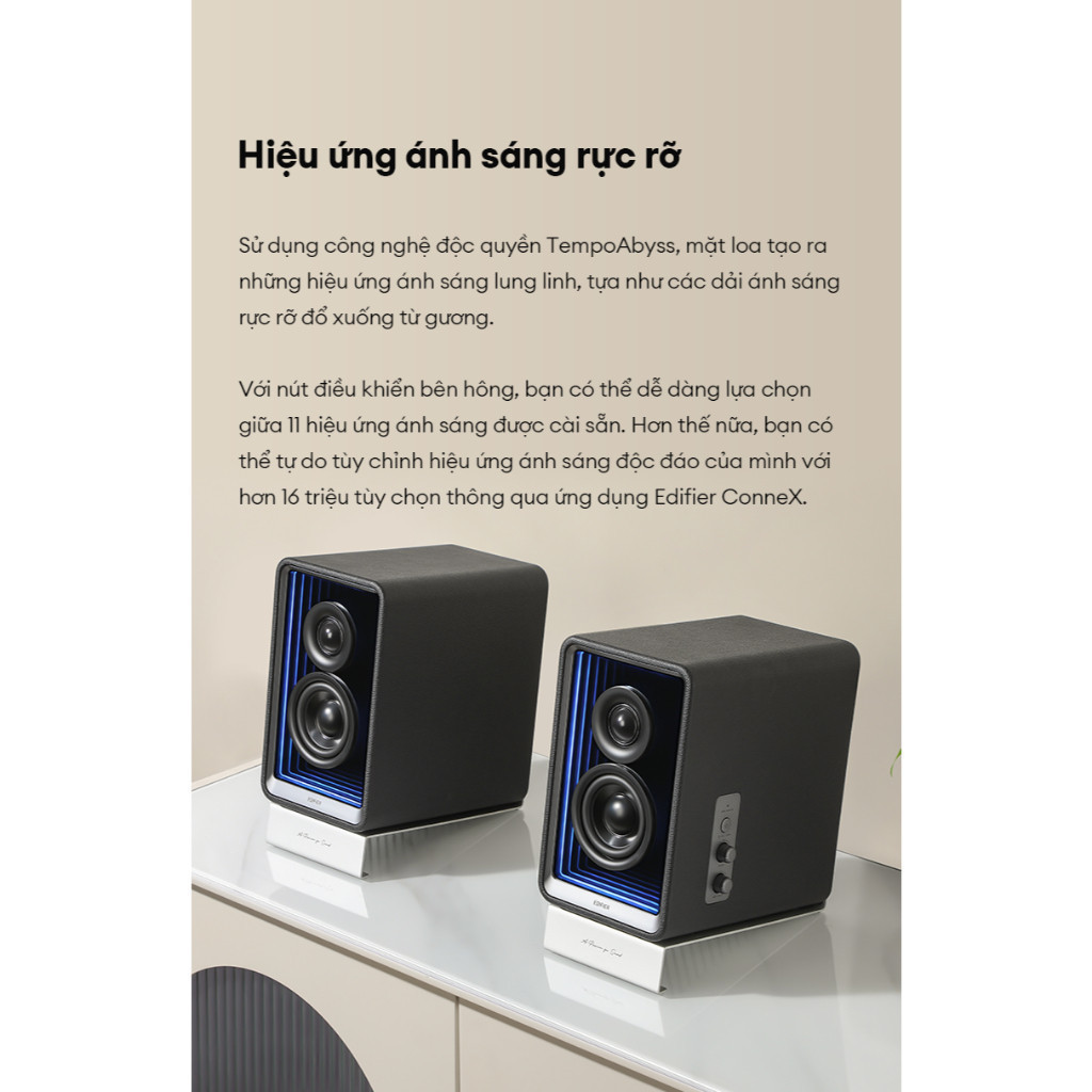 Loa Bluetooth Để Bàn EDIFIER QR65 | Công Suất 70W | Sạc Nhanh TurboGaN 65W | Ánh Sáng RGB | Bảo Hành 15 Tháng | BigBuy360 - bigbuy360.vn