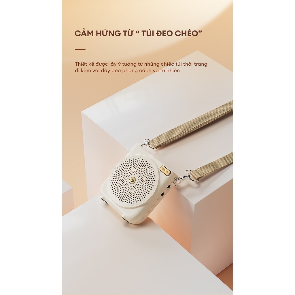 Máy Trợ Giảng Xách Tay EDIFIER MF3 | Công Suất 3W | Thời Gian Sử Dụng Đến 20H | Micro Chống Hú | Bảo Hành 15 Tháng | BigBuy360 - bigbuy360.vn