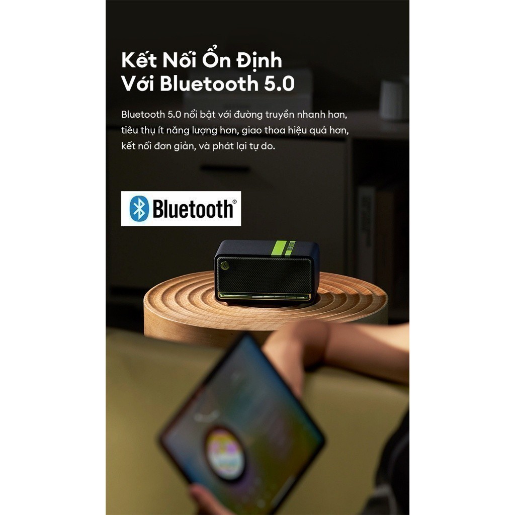 Loa Bluetooth Để Bàn EDIFIER MP230 | Công Suất 20W | Thời Gian Sử Dụng Đến 10H | Vỏ Gỗ Chống Dội Âm | Bảo Hành 15 Tháng | BigBuy360 - bigbuy360.vn
