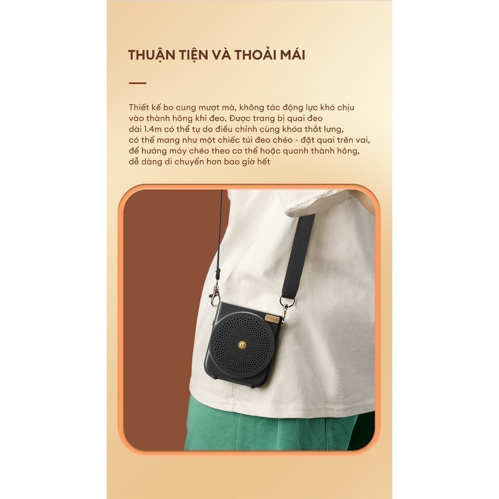 Máy Trợ Giảng Xách Tay EDIFIER MF3 | Công Suất 3W | Thời Gian Sử Dụng Đến 20H | Micro Chống Hú | Bảo Hành 15 Tháng | BigBuy360 - bigbuy360.vn