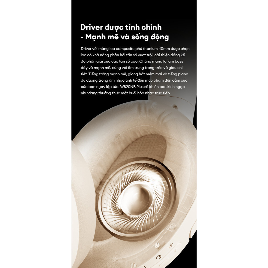 Tai Nghe Bluetooth Chụp Tai EDIFIER W820NB / W820NB PLUS | Chống Ồn Chủ Động | Sử Dụng Đến 49H | Bảo Hành 15 Tháng | BigBuy360 - bigbuy360.vn