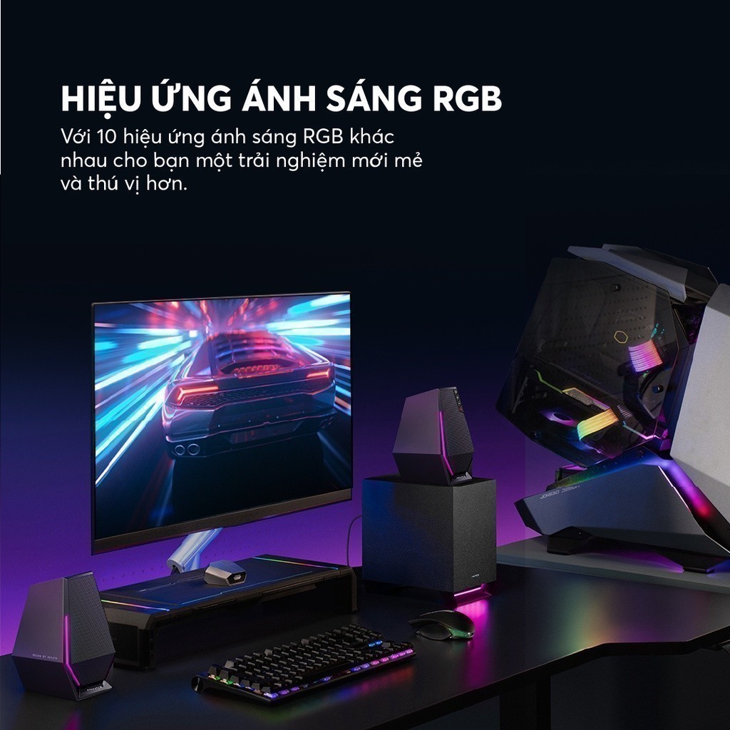 Loa Bluetooth Để Bàn EDIFIER G1500 MAX | Công Suất 30W | Đèn LED RGB | Bluetooth 5.3 | Bảo Hành 15 Tháng | BigBuy360 - bigbuy360.vn