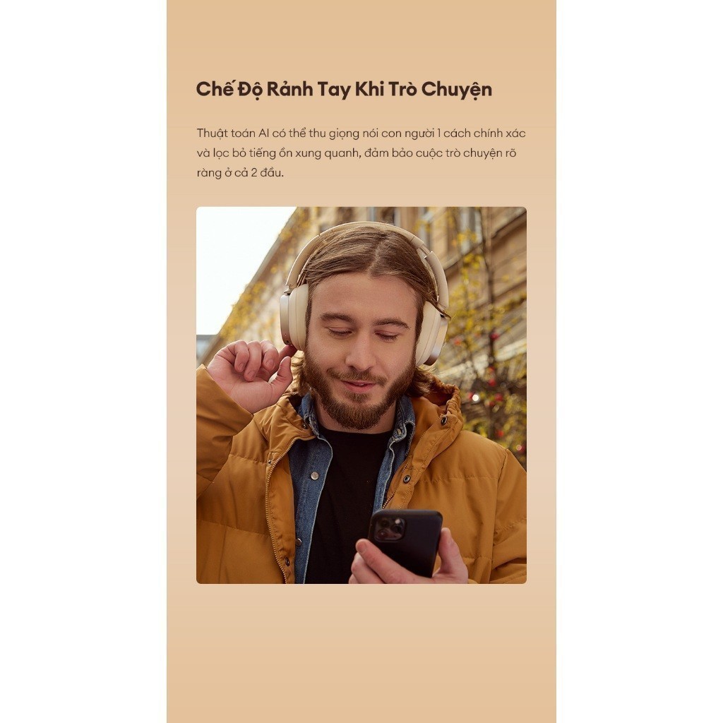 Tai Nghe Bluetooth Chụp Tai Không Dây EDIFIER ES850NB - Chế Độ Chống Ồn - Thoải Mái Chơi Nhạc Đến 92H -15 Tháng Bảo Hành | BigBuy360 - bigbuy360.vn