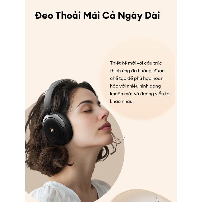 Tai Nghe Bluetooth Chụp Tai Không Dây EDIFIER ATOM MAX - Chế Độ Khử Ồn - Chơi Nhạc Tới 45H - Gấp Gọn - 15 Tháng Bảo Hành | BigBuy360 - bigbuy360.vn