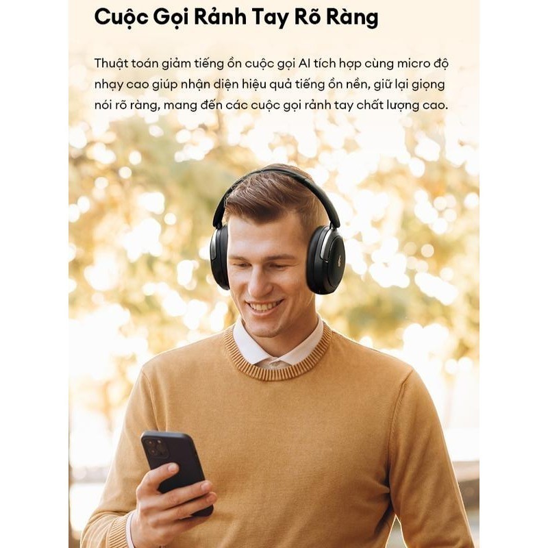 Tai Nghe Bluetooth Chụp Tai Không Dây EDIFIER ATOM MAX - Chế Độ Khử Ồn - Chơi Nhạc Tới 45H - Gấp Gọn - 15 Tháng Bảo Hành | BigBuy360 - bigbuy360.vn