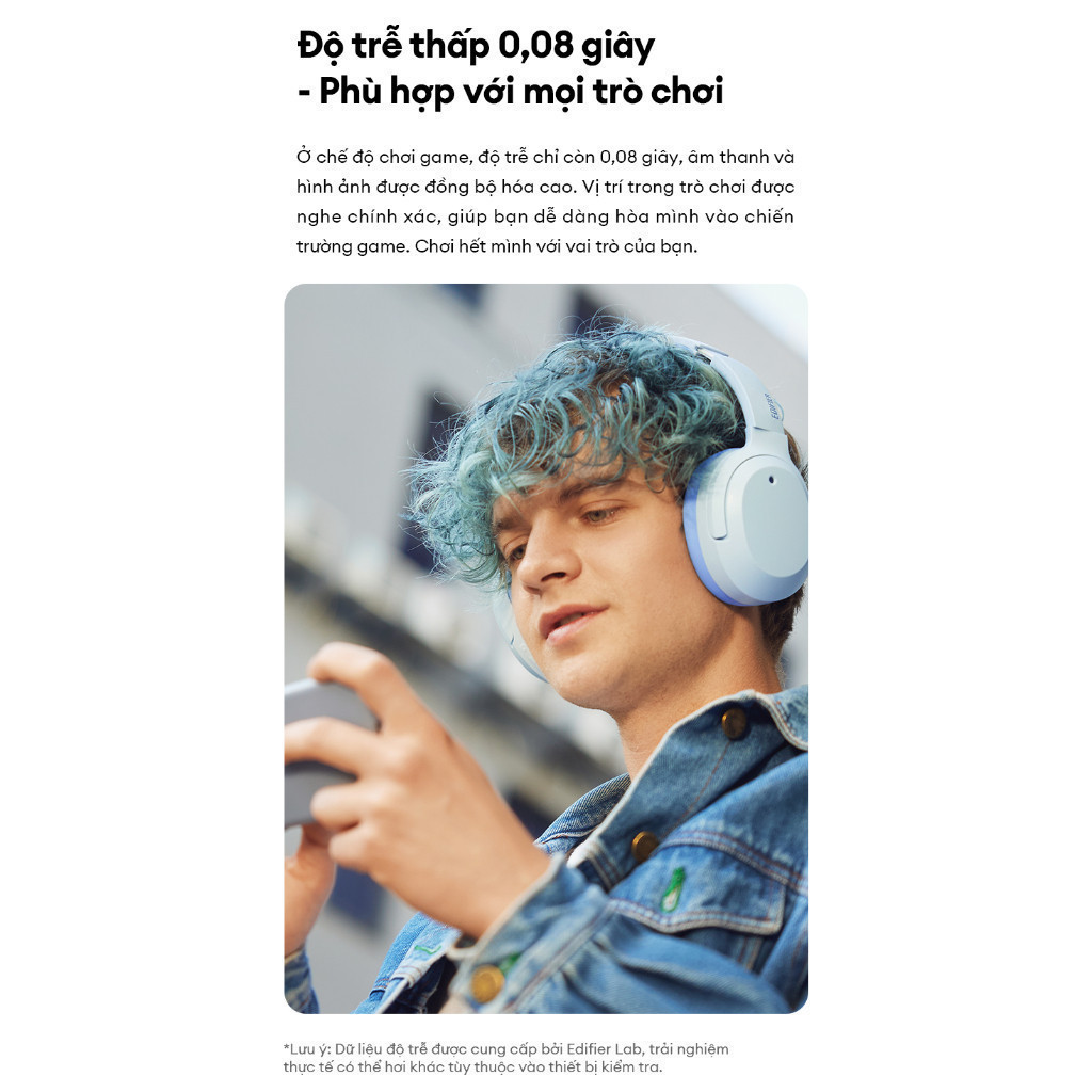 Tai Nghe Chụp Tai Bluetooth Chống Ồn EDIFIER W820NB/W820NB PLUS - Âm Thanh Hi-Res - Pin Đến 49H - 15 Tháng Bảo Hành | BigBuy360 - bigbuy360.vn