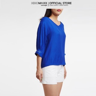 [CÒN SIZE S] N&M Áo sơ mi nữ thời trang cổ tim 1911039