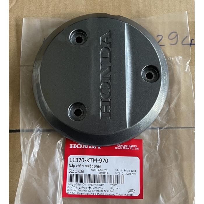 nắp tròn nắp chắn nhiệt phải xe future neo,future x hàng chính hãng 11370KTM970 (D2)