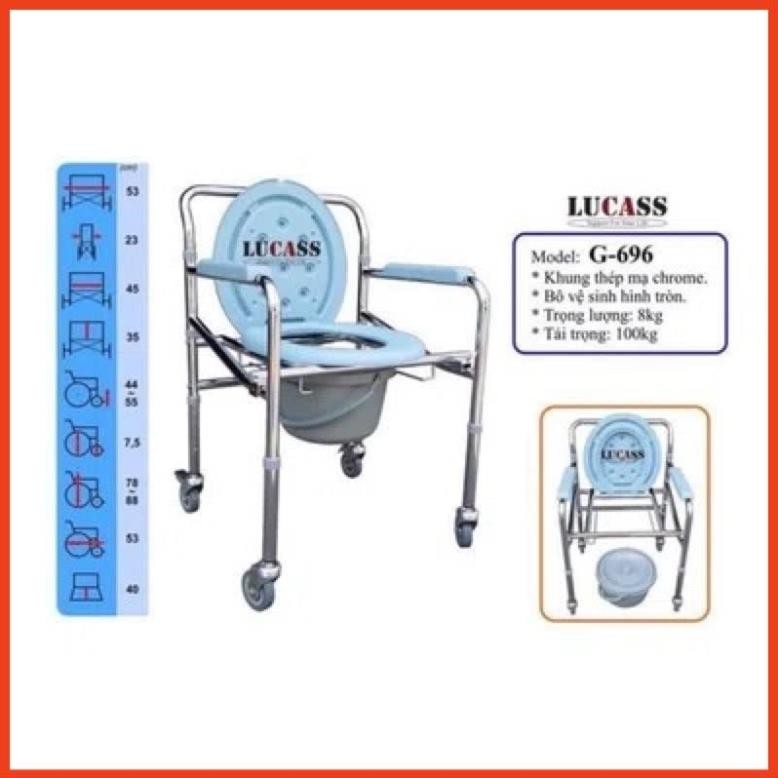 Ghế bô, Ghế Tắm vệ sinh dành cho người già Lucass G696 - Hàng C.ty - Chính Hãng