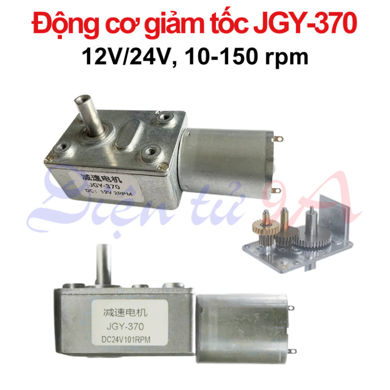 Động cơ giảm tốc JGY-370, 6/12/24V nhiều tốc độ