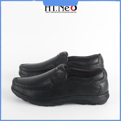 Giày lười da bò, giày mọi HT.NEO da bò nhập khẩu mềm và mịn, đế cao su đặc,thiết kế sang trọng GM188