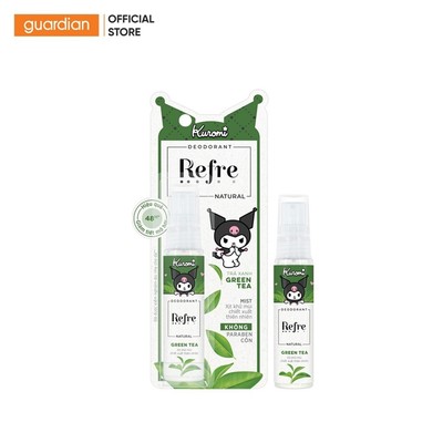 Xịt Khử Mùi Refre Natural Trà Xanh 30ml