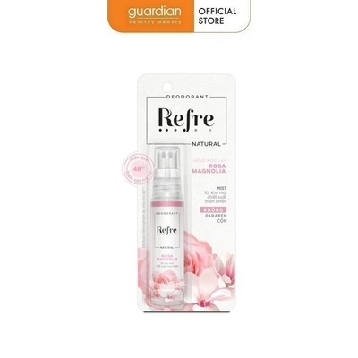 Xịt Khử Mùi Hồng Mộc Lan Natural Rosa Magnolia Refre 30ml