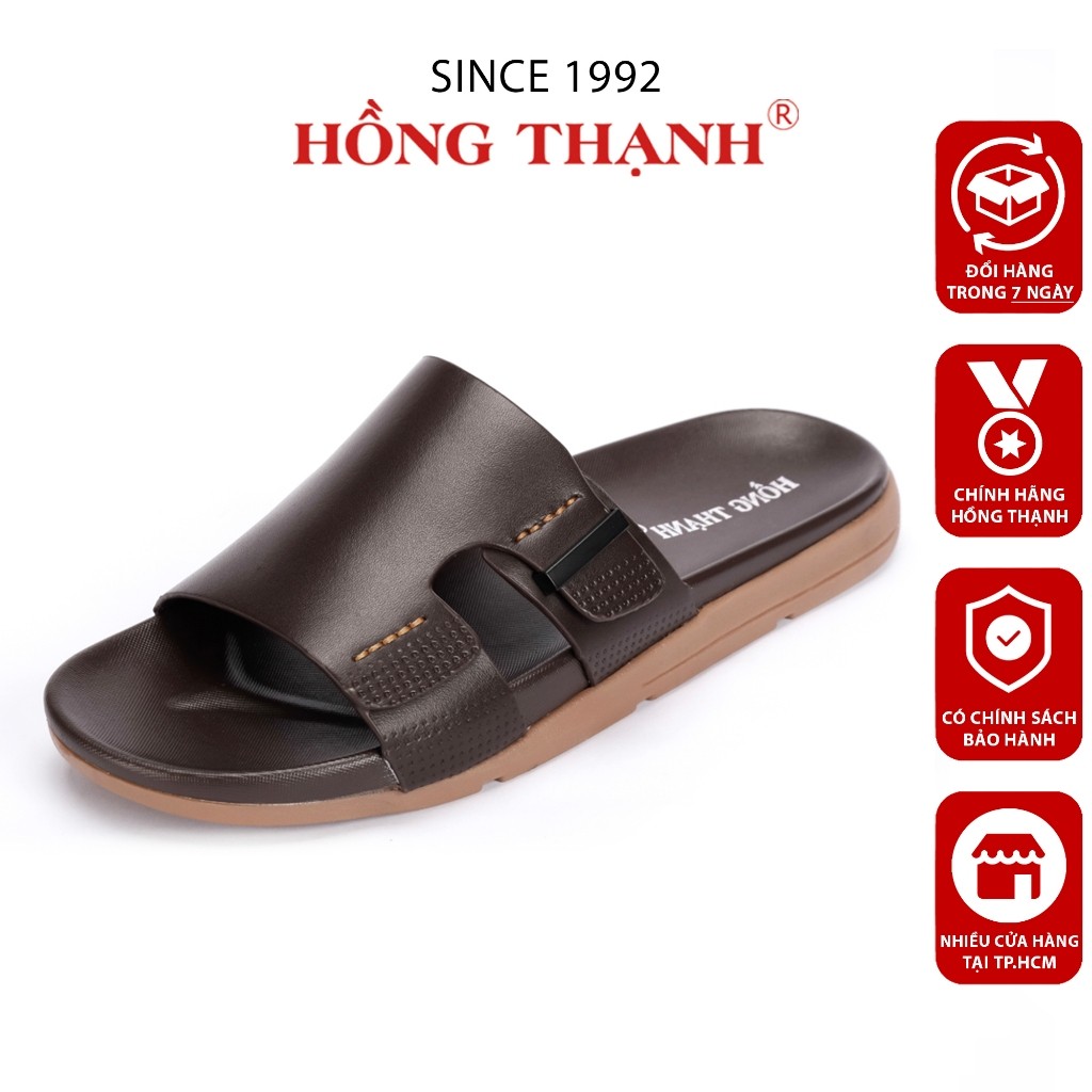 HỒNG THẠNH - Dép Nam Da Bò Bền Bỉ Và Êm Chân - 6343