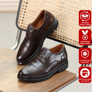  Giày Tăng Chiều Cao Nam HỒNG THẠNH Giày Tây Da Bò Đế Cao 5 Phân Sang Trọng - 8500 