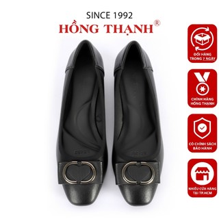 Giày Bít Công Sở Gót Cao Nữ HỒNG THẠNH Chất Liệu Mềm Mại Êm Chân - 7429