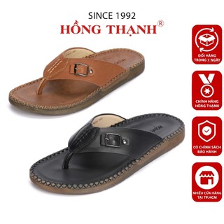 Dép Nam Xỏ Ngón HỒNG THẠNH Dép Kẹp Da Bò Tiện Dụng Đế Chống Trượt - 6373
