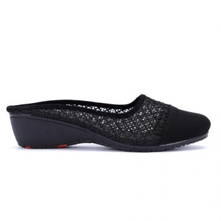 Dép Trung Niên Nữ HỒNG THẠNH Giày Sục Sabo Lưới Đế Xuồng Cao 5cm Êm Ái - 5650