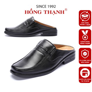 Giày Sabo Nam HỒNG THẠNH Giày Sục Da Bò Cao Cấp Êm Chân Đế Chống Trượt - 5689