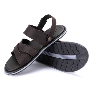 Sandal Nam HỒNG THẠNH Quai Da Bò Êm Chân Dép Quai Hậu Tiện Dụng Đế Chống Trượt - 3472