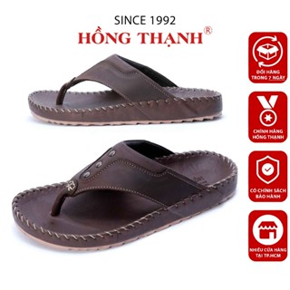 HỒNG THẠNH - Dép Xỏ Ngón Nam Dép Kẹp Da Bò Cá Tính Và Êm Chân - 0429