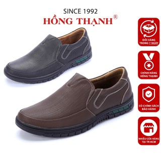 Giày Lười Nam HỒNG THẠNH Giày Mọi Da Bò Mềm Mại Thanh Lịch Mũi Tròn Đế Chống Trượt - 4360