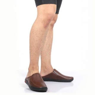 Giày Sục Nam HỒNG THẠNH Sabo Trung Niên Nam Da Bò Êm Chân Tiện Dụng Đế Chống Trượt - 5252
