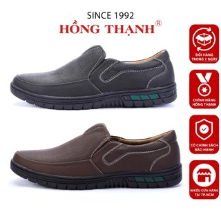 Giày Lười Nam HỒNG THẠNH Giày Mọi Da Bò Mềm Mại Thanh Lịch Mũi Tròn Đế Chống Trượt - 4360