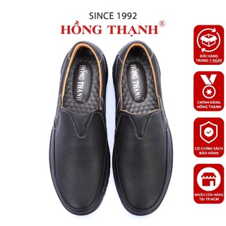 Giày Lười Nam HỒNG THẠNH Giày Mọi Da Bò Mềm Mại Thanh Lịch Mũi Tròn Đế Chống Trượt - 4360