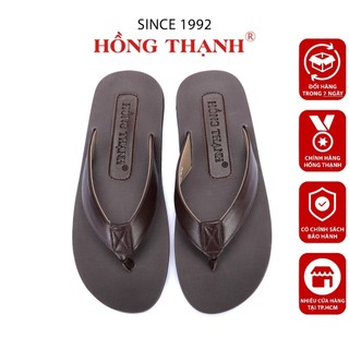 Dép Nam Xỏ Ngón HỒNG THẠNH Dép Kẹp Nam Da Bò Tiện Lợi Đế Chống Trượt - 0081