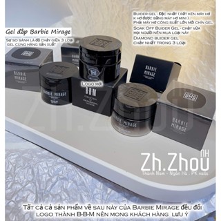 Gel đắp barbie, Gel đắp Barbie Mirage cao cấp, gel đắp móng chính hãng, gel làm dual from