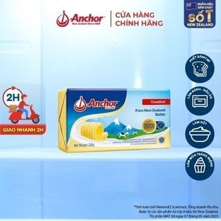 [HỎA TỐC NỘI THÀNH HCM & HN] Bơ lạt Anchor miếng 200G