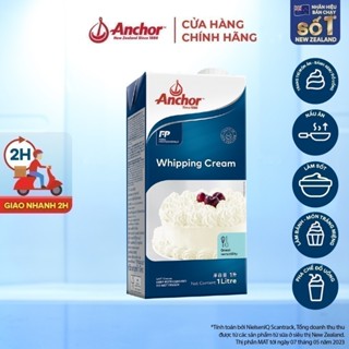   HỎA TỐC NỘI THÀNH HCM & HN  Kem sữa tươi tiệt trùng Anchor Whipping cream hộp 1 lít 