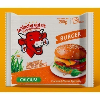 Phô mai Lát Con Bò Cười Burger - 10c (200G)