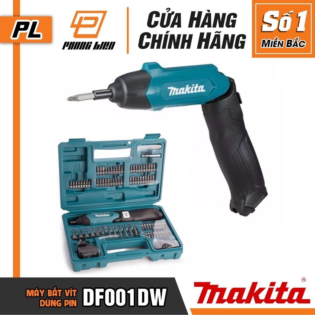 Máy Bắt Vít Makita DF001DW (3.6-Pin liền) - Hàng Chính Hãng
