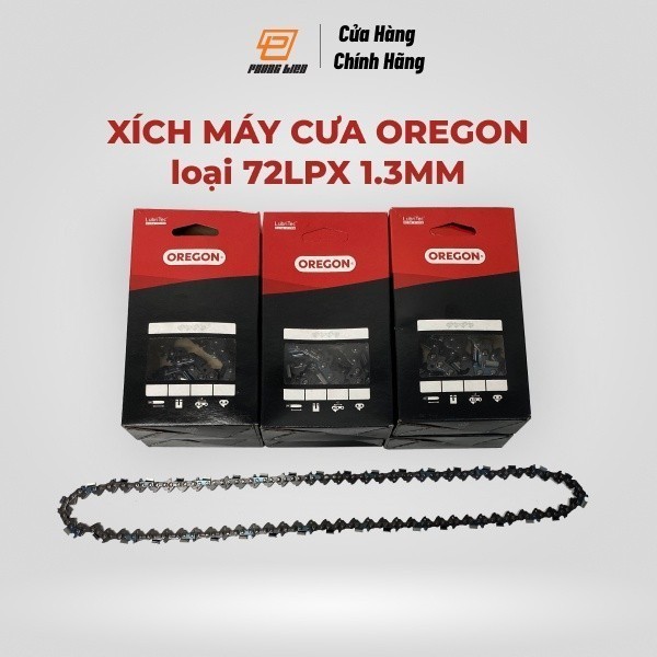 XÍCH MÁY CƯA XĂNG OREGON 72LPX 1.3MM - Hàng Chính Hãng