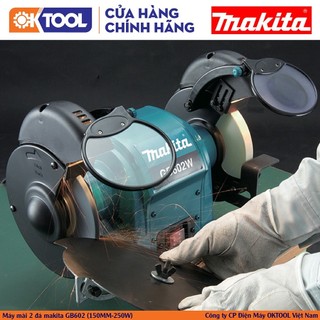 Máy Mài 2 Đá Makita GB602 (150MM-250W) [Hàng Chính Hãng]